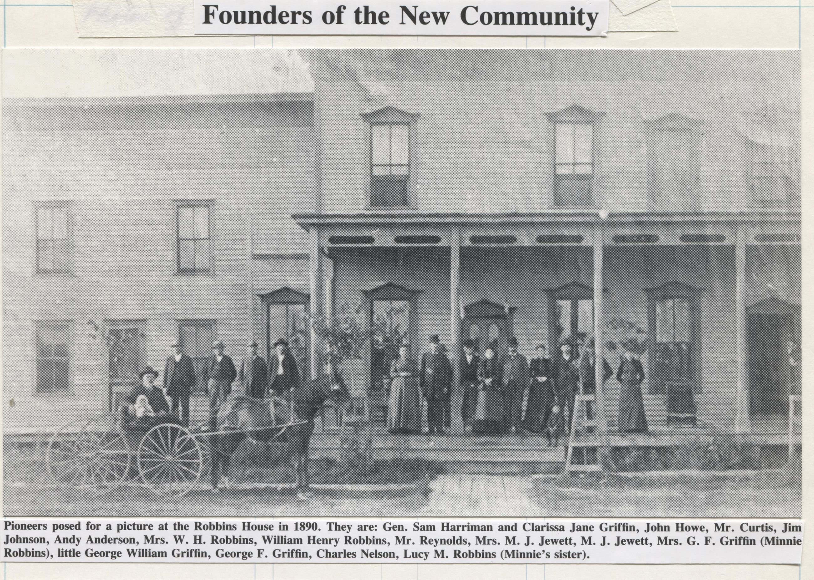 People - Early Pioneers 1890